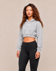 ARIO Cropped Hoodie