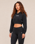 ARIO Cropped Hoodie